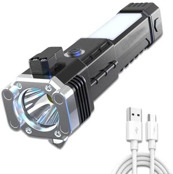 HDR Safety Hammer Flashlight | Rechargeable Emergency Flashlight With ...
