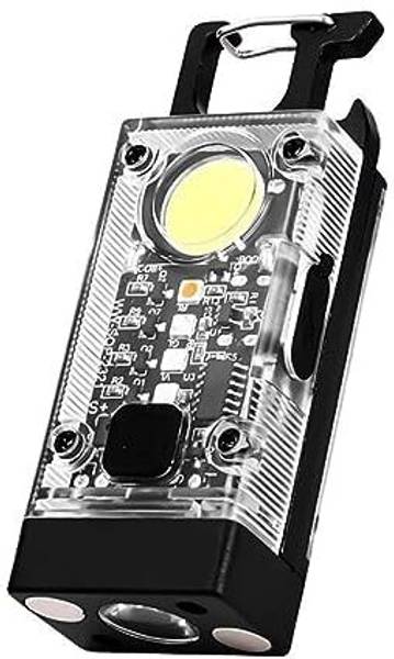 KAVORA Magnetic Emergency Portable LED Keychain COB Light Solar Lamp Type C Torch