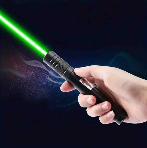 JAXTER Laser Light Pointer With Different Modes, Rechargeable, Charger Inside Torch