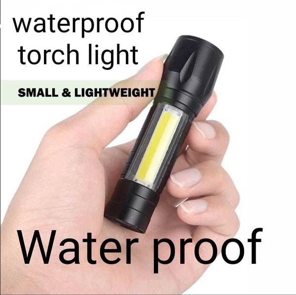 Red-sunset 3W Super Bright XPE COB LED Zoom Aluminium Mini Flashlight Waterproof Torch