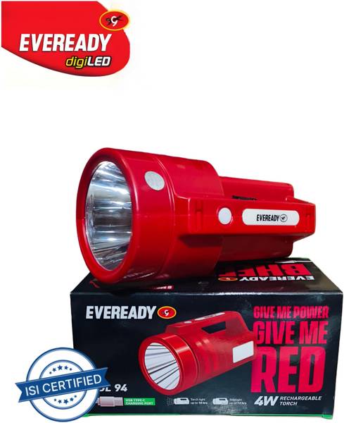 EVEREADY BHEEMLITE FAST CHARGING LED FLASHLIGHT DL94 Torch