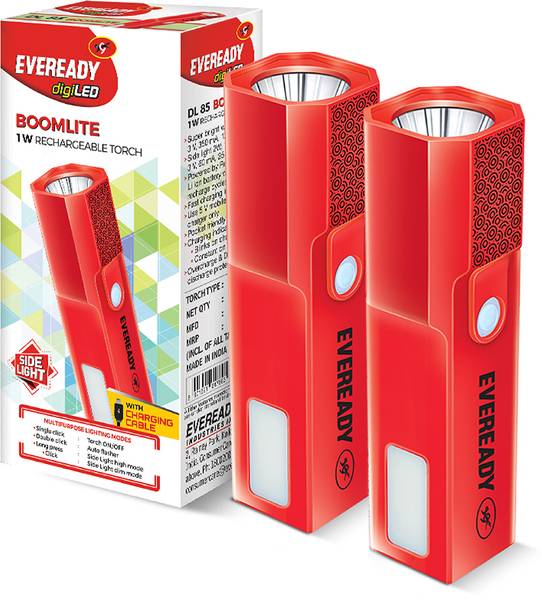 EVEREADY Boomlite LED Torch / Flashlight Pack of 2 Torch