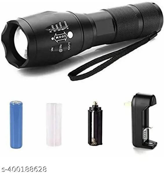 Zeno volt LIGHT ONLITE 2in1 700M RECHARGEABLE FLASHLIGHT WITH DUAL LED Torch Rechargeable Torch