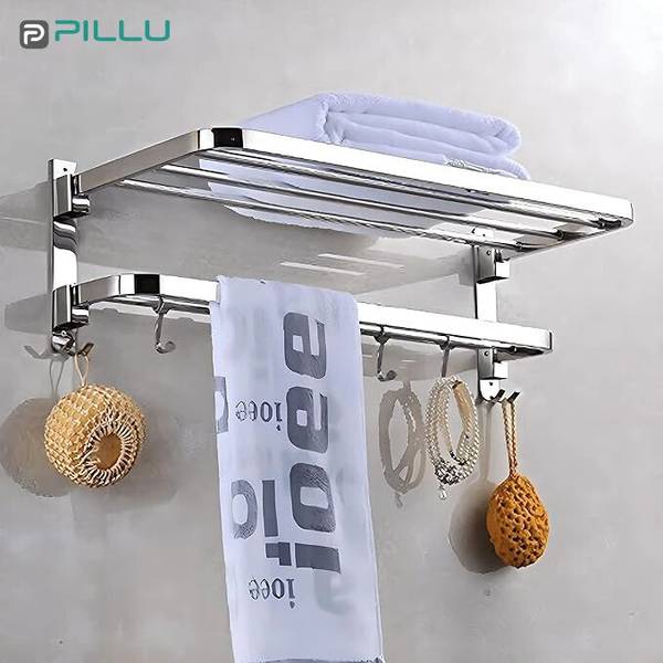 Pillu by Ksc1 Pi DOUBLE DAKER 24 INCH Multicolor Towel Holder