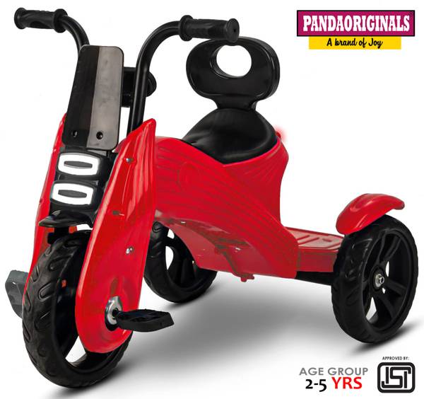 Pandaoriginals N TORUE TRICYCLE FOR KIDS WITH WEIGHT CAPACITY 50 KG N TORQUE TRICYCLE BLACK | SUPER STYLISH AND PREMIUM WITH MUSIC AND LIGHTS Tricycle