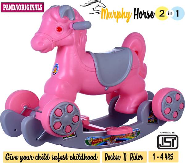 Pandaoriginals BESTSELLER RIDER HORSE 2 IN 1 MURPHY HORSE ROCKER AND RIDER/ MOST PREMIUM || BEST SELLER || Tricycle