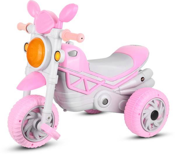 Dugri Kides Ride on for 12 to 60 Months Boys/Girls/Children Cycle PINK BULLET-3006 Tricycle