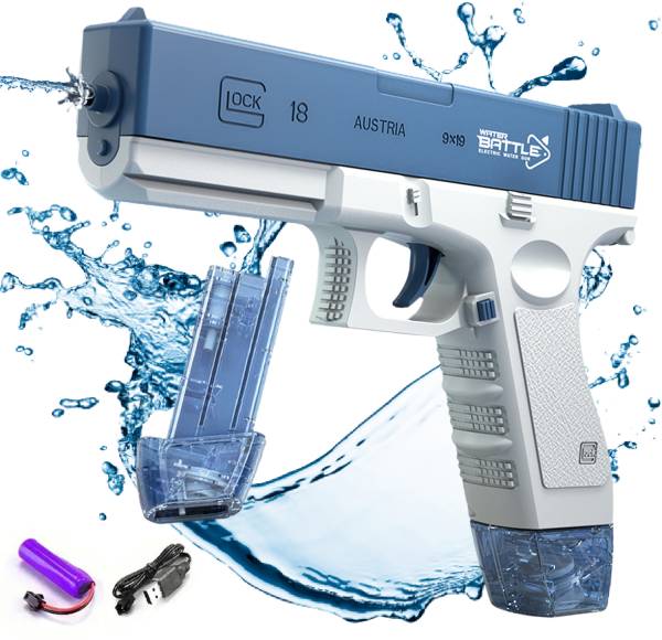 Ascension Electric Pichkari Automatic Squirt Gun with 300CC Excellent Range 25 Feet Water Gun