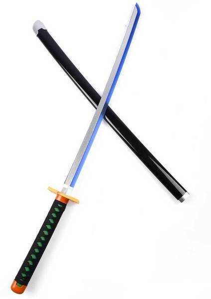 ComicSense Demon Slayer Anime Cosplay LED Wooden Prop Mist Pillar Katana Sword 104cm Maces & Swords