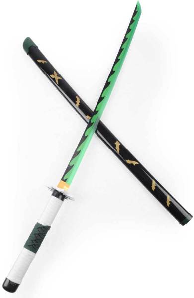 ComicSense Demon Slayer Anime Cosplay LED Wooden Prop Wind Pillar Katana Sword 104cm Maces & Swords