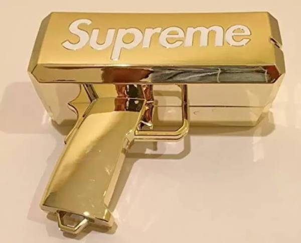 Pepstter Super Money Gun Toy Cash Firing Toy Gun | Make it Rain Real Money Dispenser Money Gun
