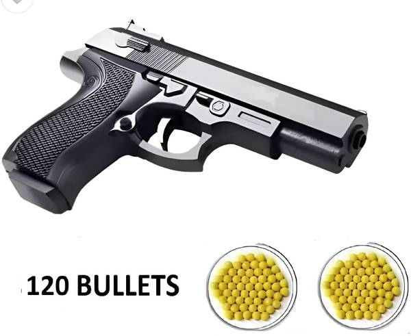 Cambly Plastic Air Sports Mauser Gun Toy with 57-60 Count 6mm BB Bullets for Kids Guns & Darts