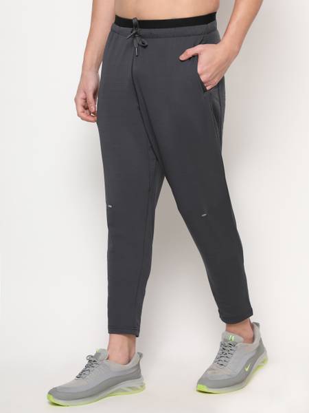 DIDA Solid Men Grey Track Pants Price History