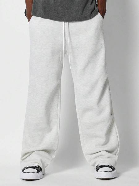 Dockstreet Solid Men Grey Track Pants