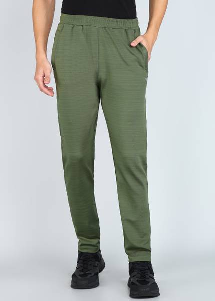 Wildcraft Solid Men Green Track Pants