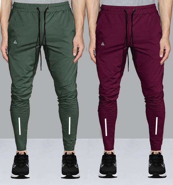 AVOLT Solid Men Multicolor Track Pants