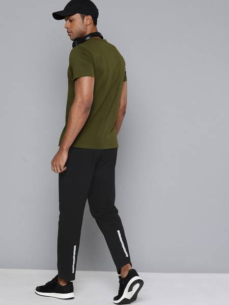 HRX by Hrithik Roshan Solid Men Black Track Pants Price History