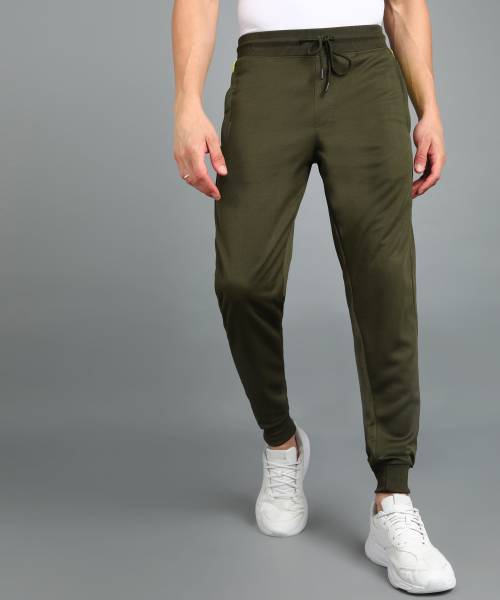 Adrenex Printed Men Dark Green Track Pants Price History