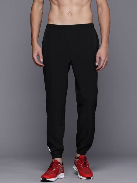HRX by Hrithik Roshan Printed Men Black Track Pants
