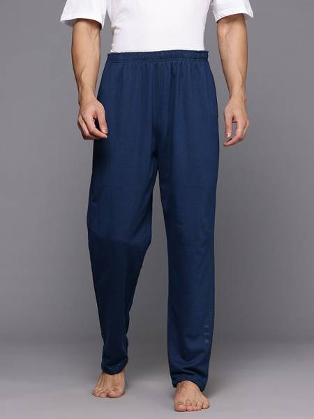 HRX by Hrithik Roshan Solid Men Blue Track Pants