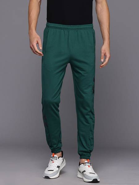 HRX by Hrithik Roshan Solid Men Green Track Pants