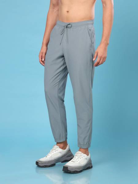 TECHNOSPORT Solid Men Grey Track Pants