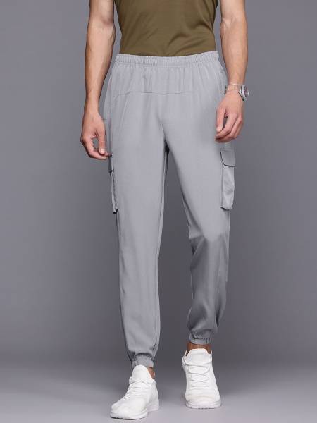 HRX by Hrithik Roshan Solid Men Grey Track Pants