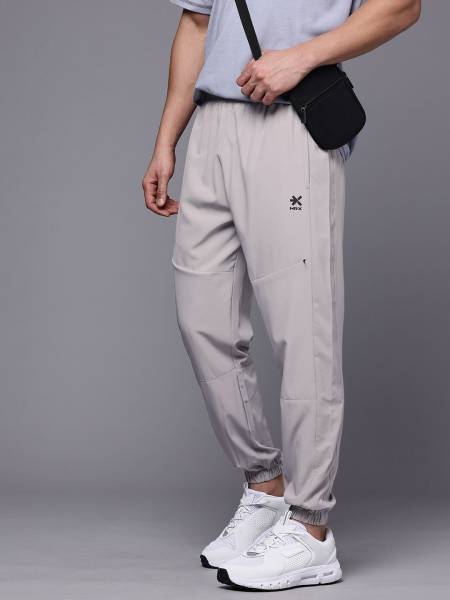 HRX by Hrithik Roshan Solid Men Grey Track Pants