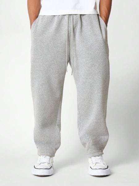 Dockstreet Solid Men Grey Track Pants