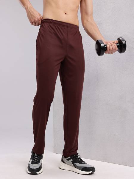 HRX by Hrithik Roshan Colorblock Men Brown Track Pants
