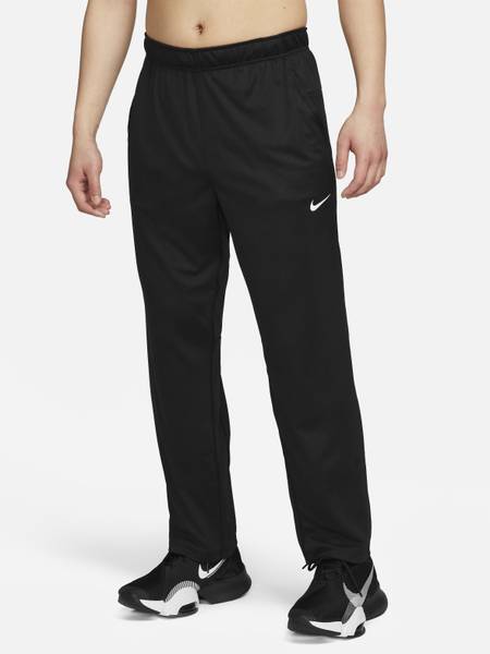 NIKE Solid Men Black Track Pants