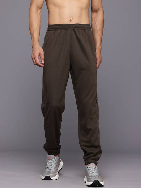 HRX by Hrithik Roshan Solid Men Brown Track Pants