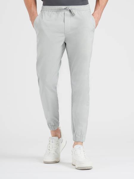 RED TAPE Solid Men Grey Track Pants