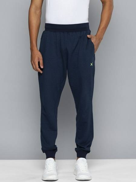 HRX by Hrithik Roshan Solid Men Blue Track Pants