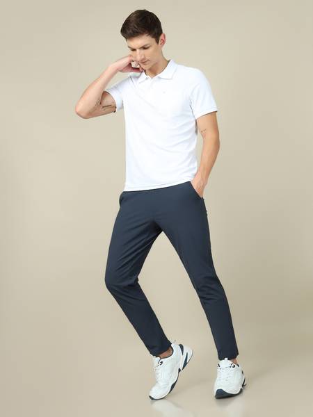 TECHNOSPORT Solid Men Grey Track Pants