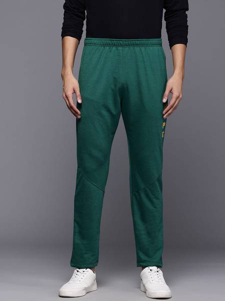 HRX by Hrithik Roshan Solid Men Green Track Pants