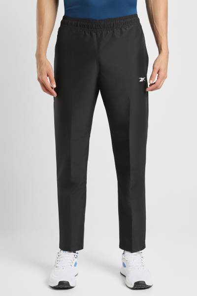 REEBOK Solid Men Black Track Pants