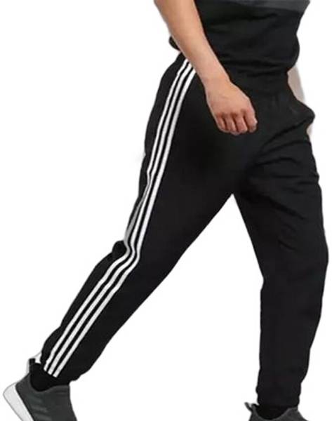 SQUERA Solid Men Black Track Pants