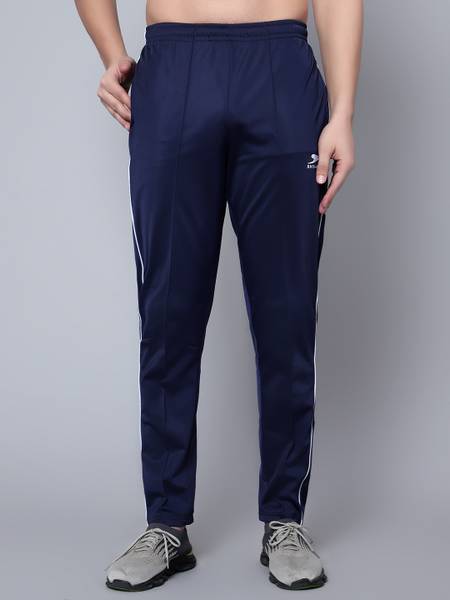 SHIV NARESH Solid Men Blue Track Pants Price History