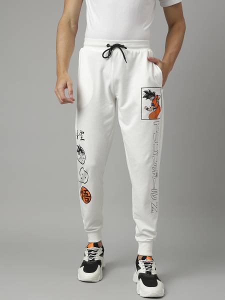 Naruto By Free Authority Graphic Print Men Black Track Pants