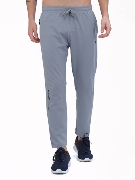TECHNOSPORT Solid Men Grey Track Pants