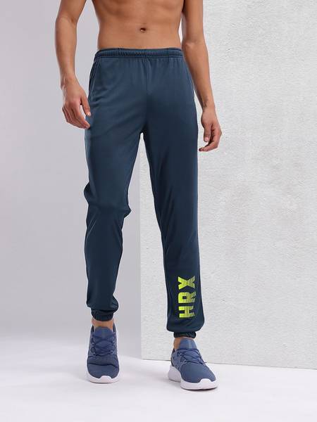HRX by Hrithik Roshan Printed Men Blue Track Pants