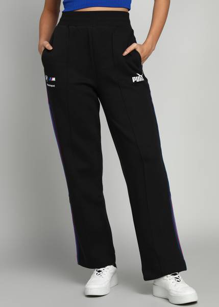 PUMA BMW MMS WMN MT7 Track Pants Solid Women Black Track Pants