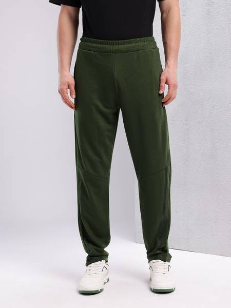 HRX by Hrithik Roshan Solid Men Green Track Pants