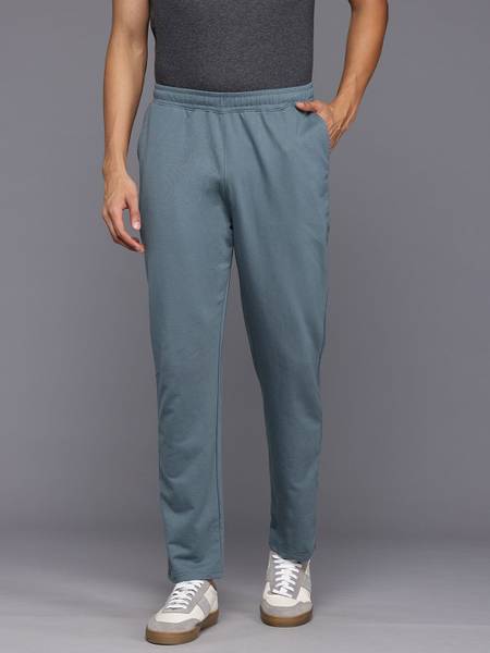 HRX by Hrithik Roshan Colorblock Men Blue Track Pants