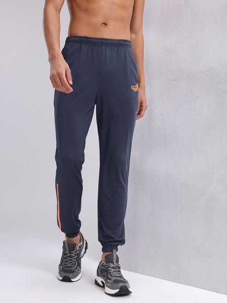 HRX by Hrithik Roshan Solid Men Blue Track Pants