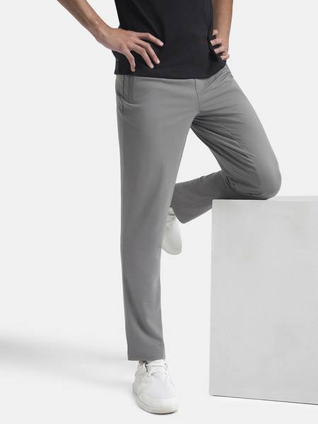 JOCKEY Solid Men Grey Track Pants
