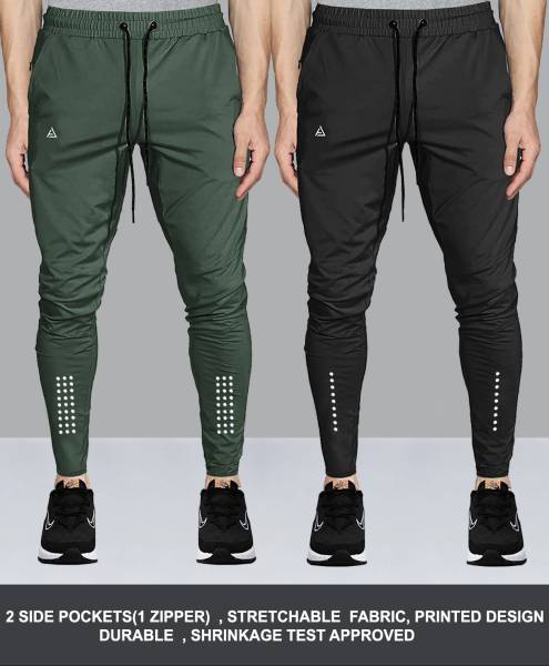 AVOLT Solid Men Multicolor Track Pants