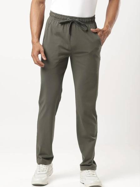 Jockey solid men's track pants clearance