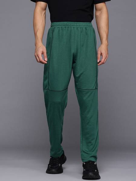 HRX by Hrithik Roshan Solid Men Green Track Pants